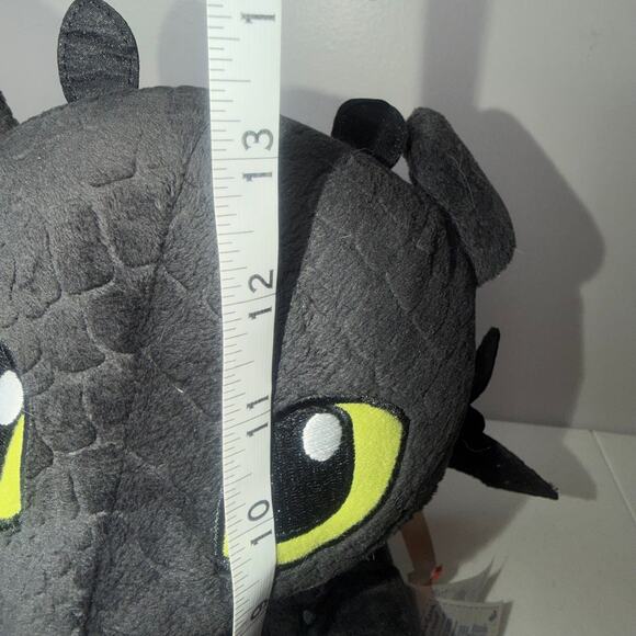 Build A Bear Toothless How To Train Your Dragon Plush Stuffed Animal Black Wings - Picture 2 of 7